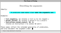 Naming Prolog Predicates