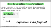 Term and Goal Expansion